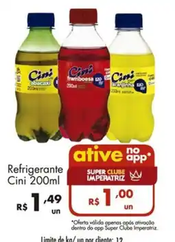 Supermercados Imperatriz Refrigerante Cini oferta