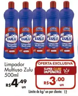 Supermercados Imperatriz Limpador Multiuso Zulu oferta