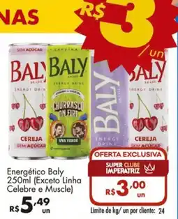 Supermercados Imperatriz Energético Baly oferta