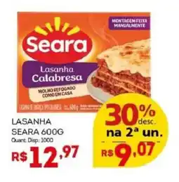 Bistek Supermercados Lasanha calabresa oferta