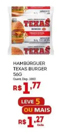 Bistek Supermercados Hambúrguer texas burger oferta
