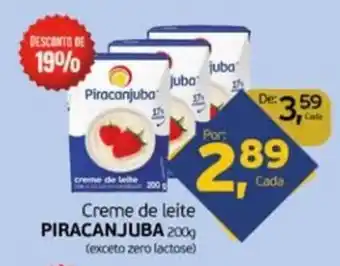Creme de leite piracanjuba
