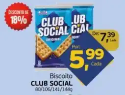 Cometa Supermercados Biscoito club social oferta