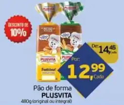 Cometa Supermercados Pão de forma plusvita oferta