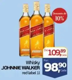 Cometa Supermercados Whisky johnnie walker red label 1l oferta