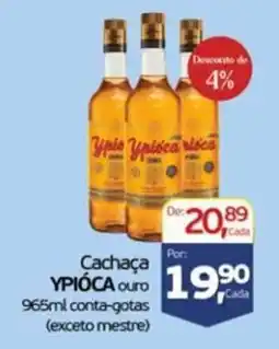 Cometa Supermercados Cachaça ypióca ouro oferta