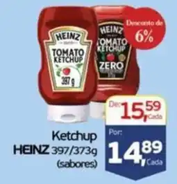 Cometa Supermercados Ketchup heinz 397/373g (sabores) oferta