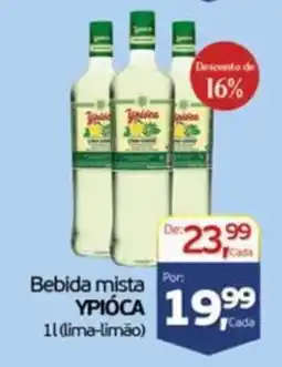 Cometa Supermercados Bebida mista ypióca 1l (lima-limão) oferta