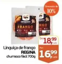 Cometa Supermercados Linguiça de frango regina churrasco fácil oferta