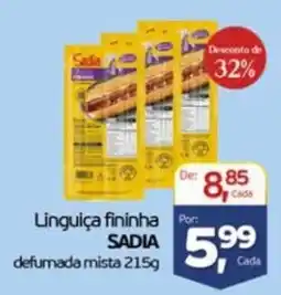 Cometa Supermercados Linguiça fininha sadia defumada mista oferta
