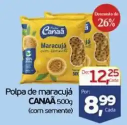 Cometa Supermercados Polpa de maracujá canaã oferta