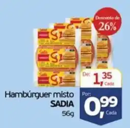Cometa Supermercados Hambúrguer misto SADIA oferta