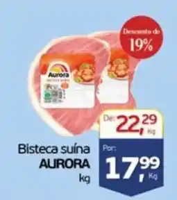 Cometa Supermercados Bisteca suína aurora oferta