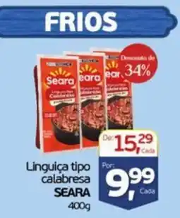 Cometa Supermercados Linguiça tipo calabresa seara oferta