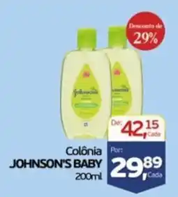Cometa Supermercados Colônia johnson's baby oferta