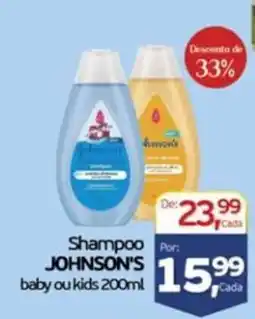 Cometa Supermercados Shampoo johnson's baby ou kids oferta