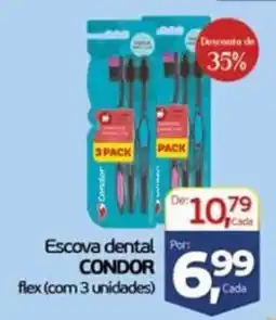 Cometa Supermercados Escova dental condor flex oferta