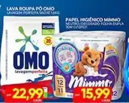 Novo Mix Lava roupa pó omo oferta