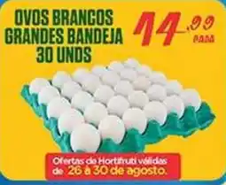 Novo Mix ovos brancos grandes bandeja oferta