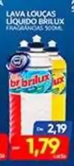 Novo Mix lava louças líquido brilux fragrâncias soare oferta