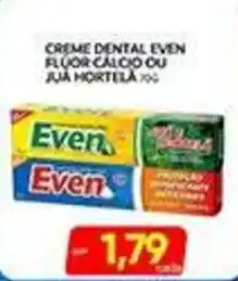 Novo Mix Creme dental even flúor cálcio ou júlia morteira 100 oferta