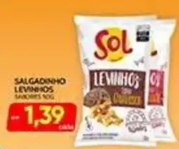 Novo Mix Salgadinho levinhos sabores sol oferta