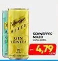 Novo Mix Schweppes mixed gin tônica oferta