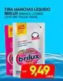Novo Mix tira manchas liquido brilux branca oferta