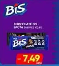 Novo Mix Chocolate bis lacta sabores 100g oferta