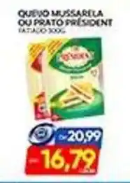 Novo Mix Queijo mussarela ou prato presidente oferta
