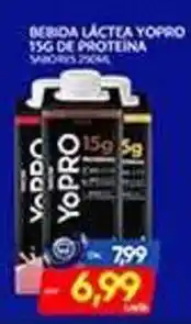 Novo Mix Bebida Láctea Yopro 15g de Proteína Saboris 250ml oferta