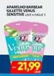 Novo Mix aparelho barbear gillette venus sensitive oferta