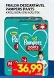 Novo Mix Fralda descartável pampers pants oferta