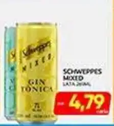 Novo Mix Schweppes mixed gin tônica oferta