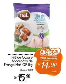 Giassi Supermercados Filé de Coxa e Sobrecova de Frango Nat IQF oferta