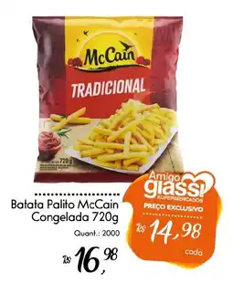 Giassi Supermercados Batata palito mccain congelada oferta