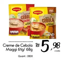 Giassi Supermercados Creme de Cebola Maggi oferta