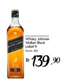 Giassi Supermercados Whisky Johnnie Walker Black Label 1l oferta