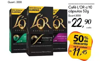 Giassi Supermercados Café L'OR c/10 oferta