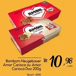 Giassi Supermercados Bombom Neugebauer Amor Carioca ou Amor Carioca Duo oferta
