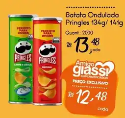 Giassi Supermercados Batata ondulada pringles oferta