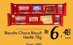 Giassi Supermercados Biscoito Choco Biscuit Nestlé oferta