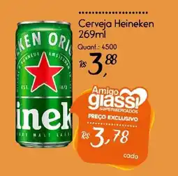 Giassi Supermercados Cerveja Heineken oferta
