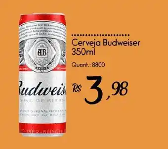 Giassi Supermercados Cerveja Budweiser oferta