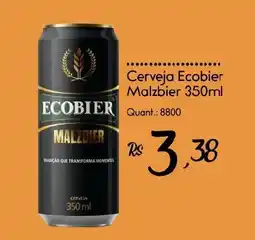 Giassi Supermercados Cerveja Ecobier Malzbier oferta