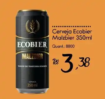 Giassi Supermercados Cerveja Ecobier Malzbier oferta