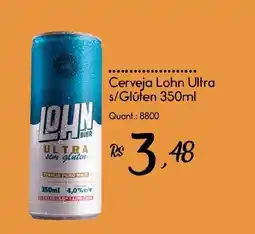 Giassi Supermercados Cerveja lohn ultra s/gluten oferta