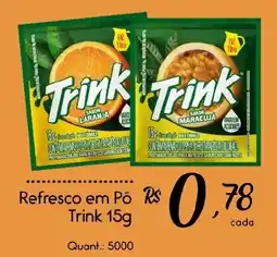 Giassi Supermercados Refresco em Pó Trink oferta