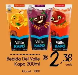 Giassi Supermercados Bebida Del Valle Kapo oferta