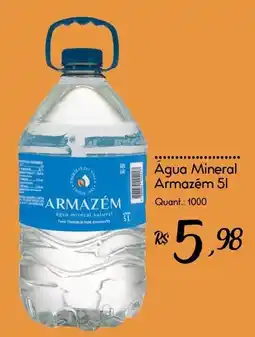 Giassi Supermercados Água Mineral Armazém oferta